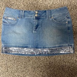 boom boom jeans - mini skirt - XL